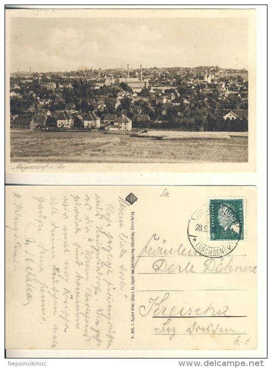 AK Neugersdorf Echt Gel. 28. 9. 1929 S/w (324-AK724) - Neugersdorf