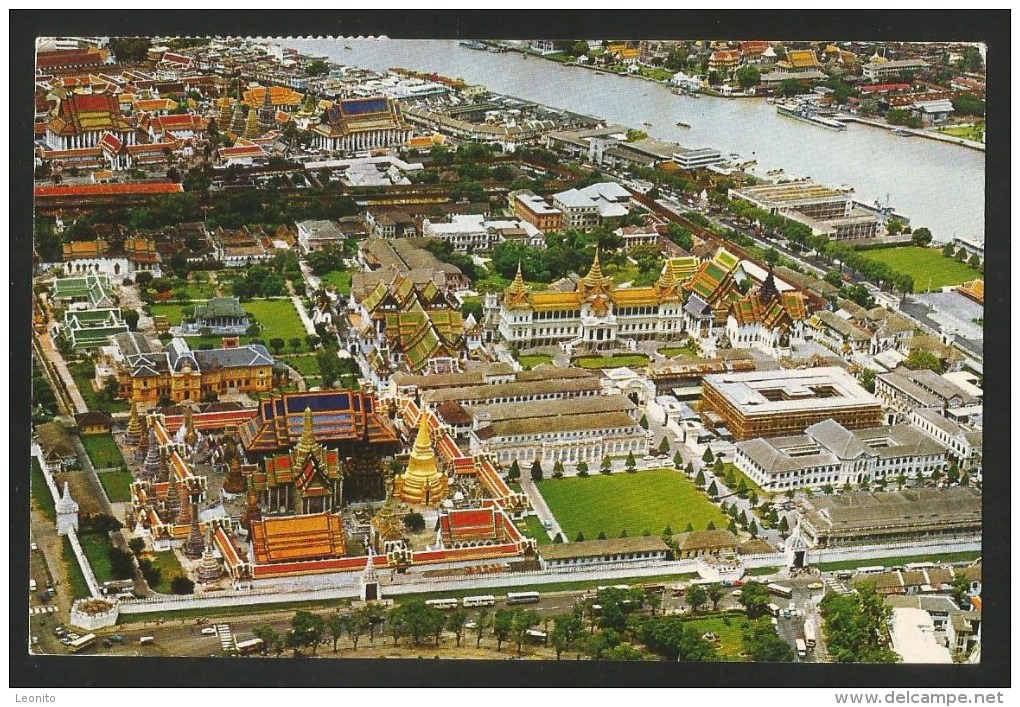 THAILAND SIAM Aeroplane View Of Grater Bangkok Capital 1978 - Tailandia