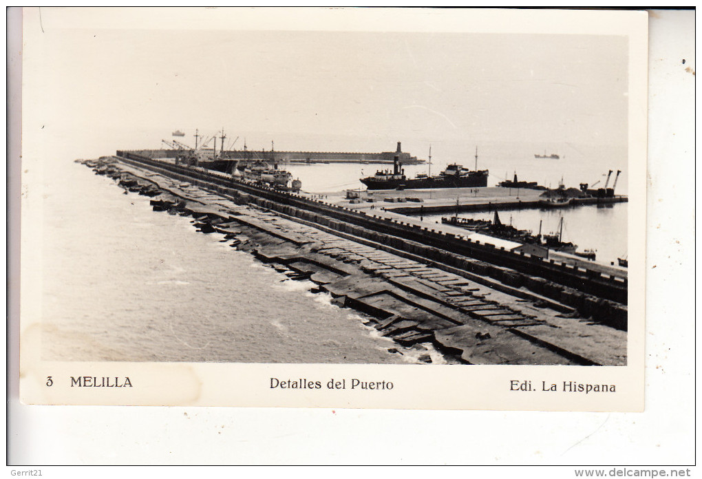 E 52000 MELILLA, Detailles Del Puorto - Melilla