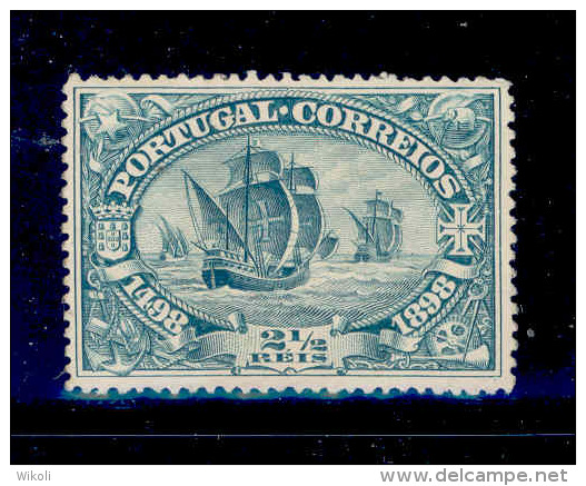 ! ! Portugal - 1898 Vasco Gama 2 1/2 R - Af. 148 - MH - Nuovi