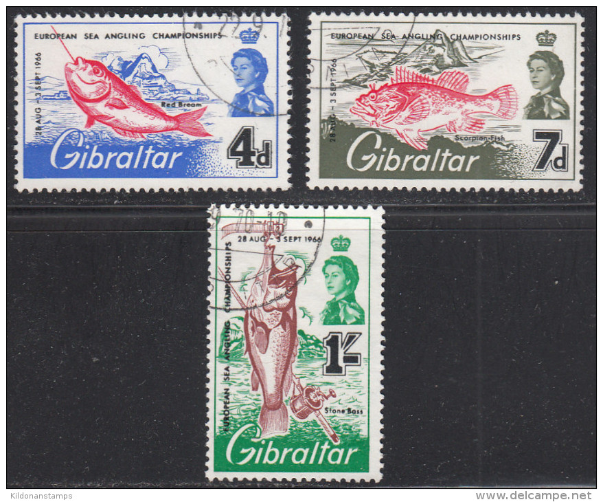 Gibraltar 1966 Cancelled, Sc# , SG 190-192 - Gibraltar