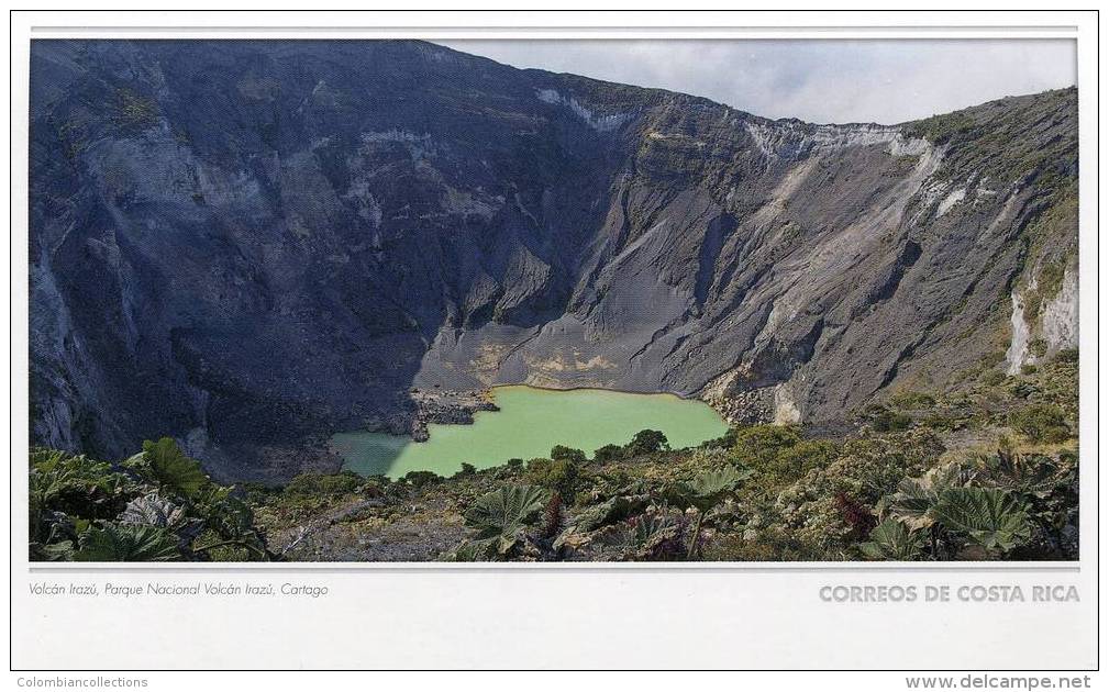 Lote PEP856, Costa Rica, Entero Postal, Postal Stationary, Volcan Irazu, Volcano - Costa Rica