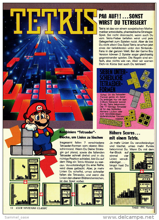 Die Offizielle Club Nintendo Classic  -  Computerspiele-Zeitschrift 1993 - Informatica