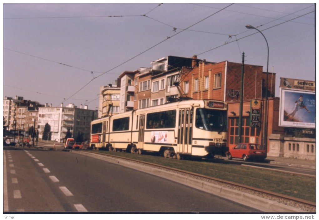 Jette - Bd De Smet De Nayer +-1980 TRAM 19 En Gros Plan  //!! Photo !! - Jette