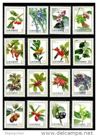 Complete Series Taiwan 2012-2014 Berries Stamps (I-IV) Berry Flora Fruit Plant Medicine Coffee Edible - Lots & Serien
