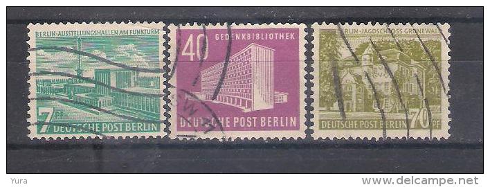 Berlin 1954   Mi Nr 121/3    (a2p18) - Used Stamps