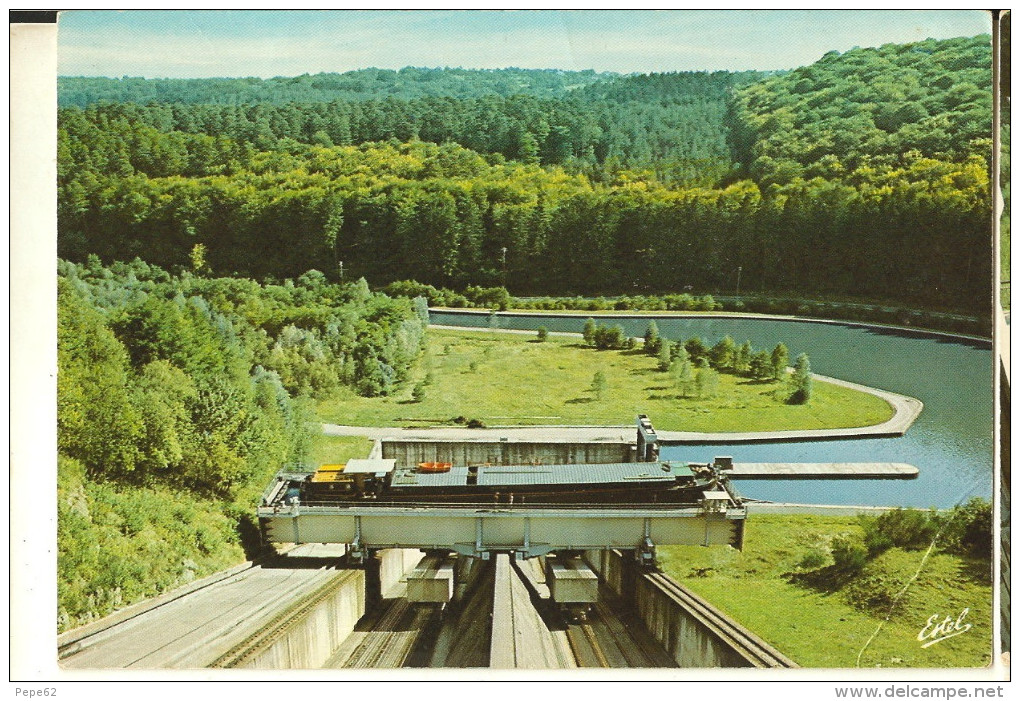 Saint Louis-azviller-plan Incliné Transversal-péniche-cpm - Arzviller