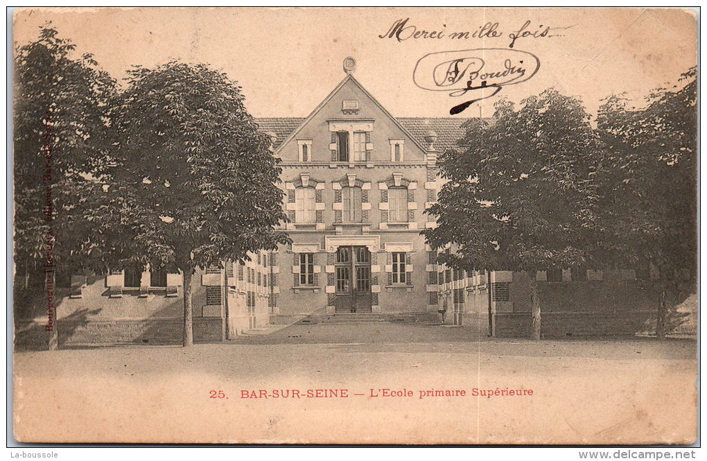 10 BAR SUR SEINE - école Primaire Supérieure. - Bar-sur-Seine