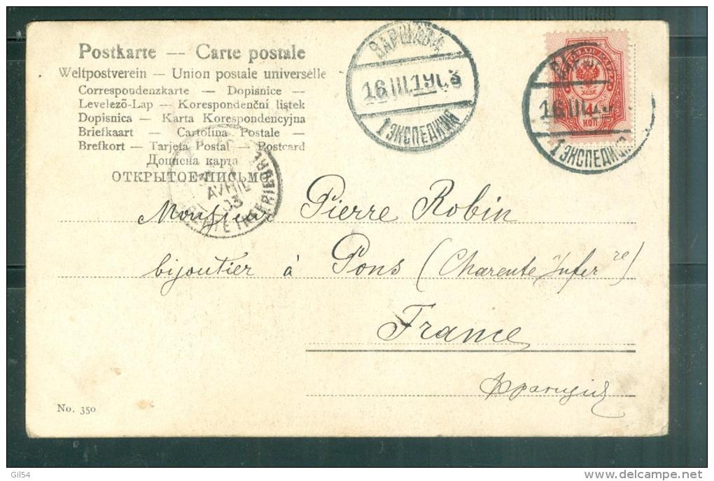 Comte Tolstoî- Affranchie En 1903 Timbres Oblitéré "cachet A Date  Bapwaba ( Varsovie ) - Lm19814 - Lettres & Documents