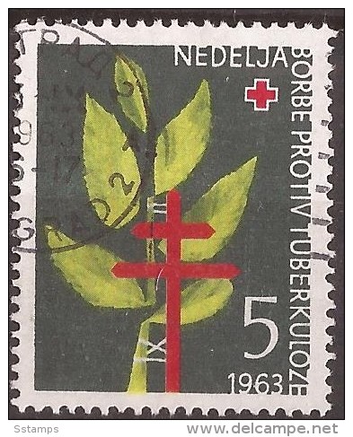 1963  ROT KREUZ  TUBERKULOSE  JUGOSLAVIJA JUGOSLAWIEN  GEGEN TUBERKULOSE SELTEN  USED - Geneeskrachtige Planten