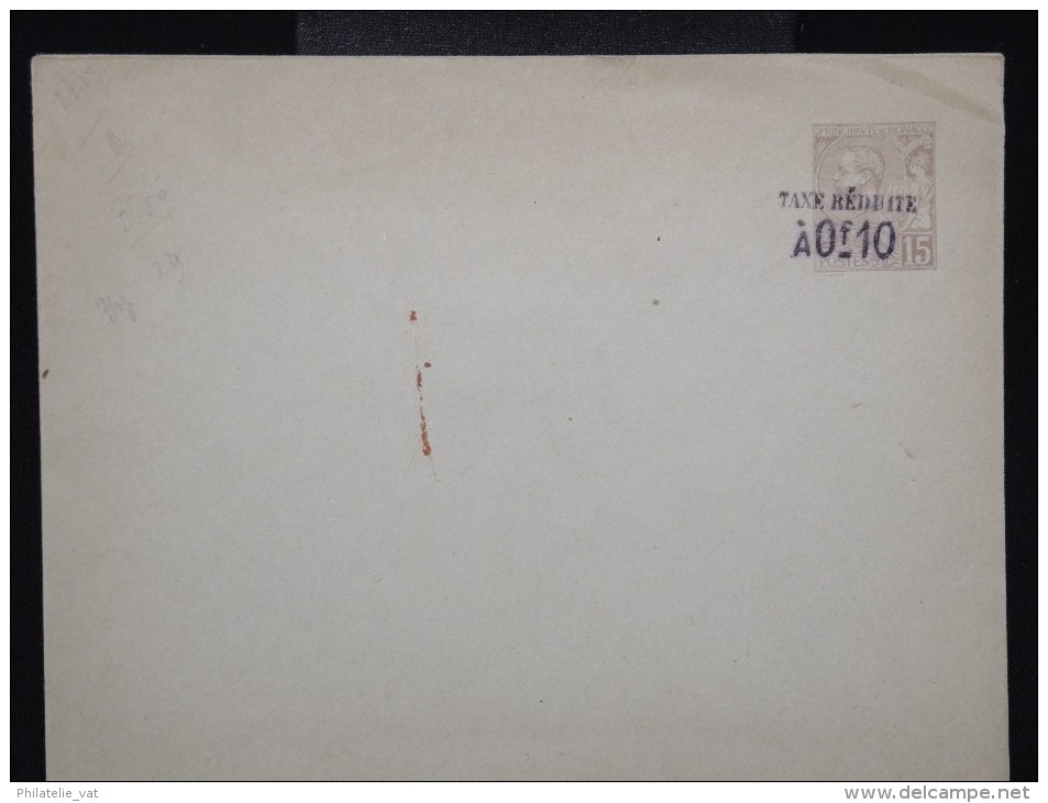 MONACO - Entier Postal Surchargé ( Enveloppe ) Non Voyagée - à Voir  - Lot P9046 - Postwaardestukken