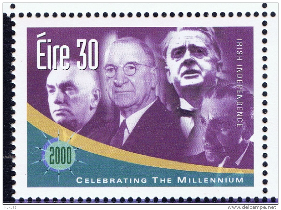 IRL+ Irland 2000 Mi 1210 1211 Mnh Unabhängigkeit, UN-Einsatz - Nuovi