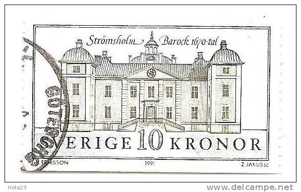 Sweden 1991 Mi. 1684 10.00 Kr Schloss Castle  Used  (0) - Gebruikt