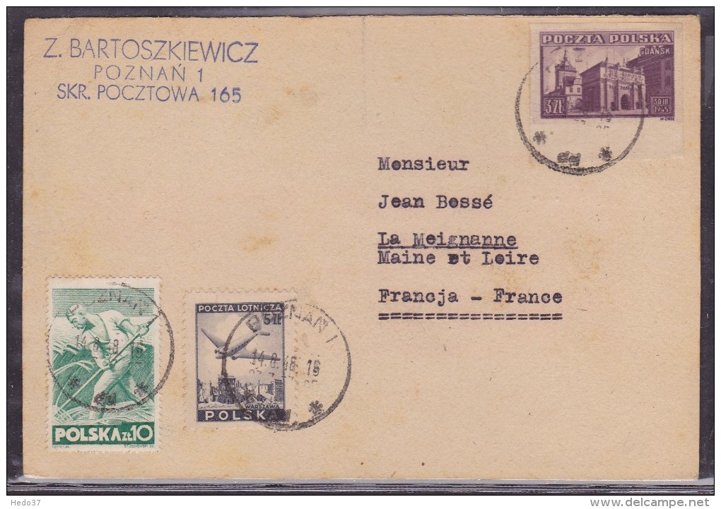 Pologne - Lettre - Franking Machines (EMA)