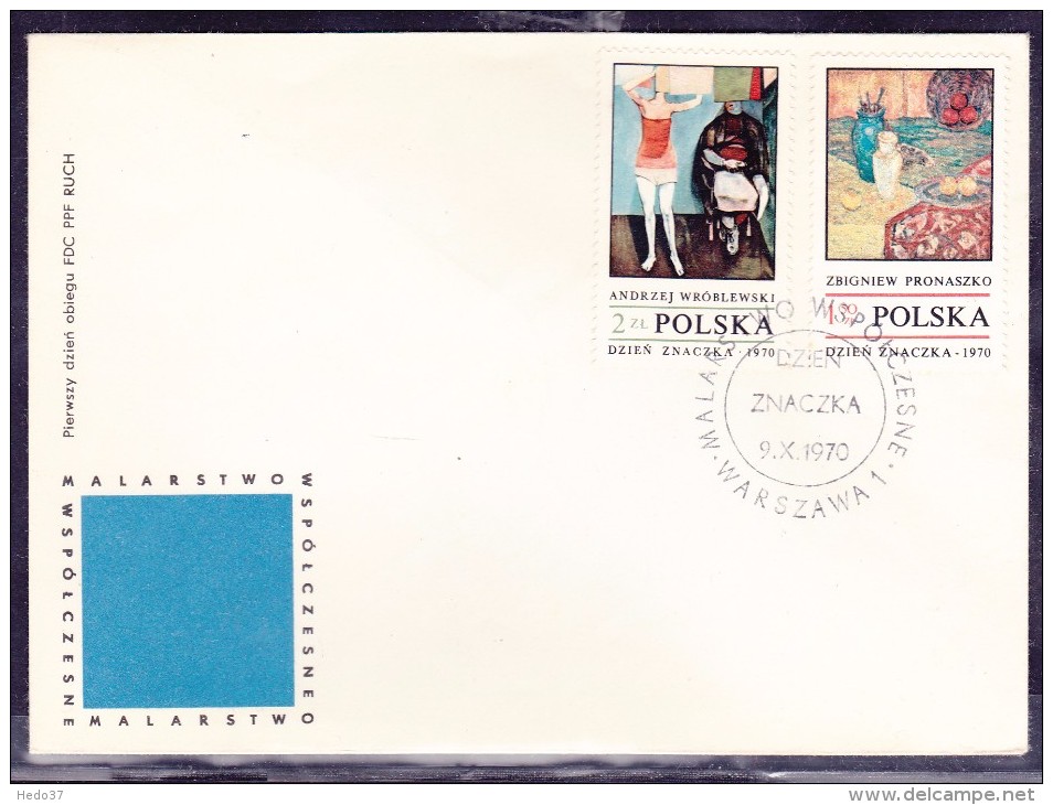 Pologne - Lettre - Maschinenstempel (EMA)