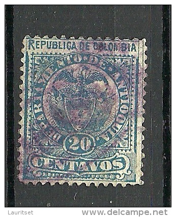 COLOMBIA KOLUMBIEN Antioquia 1889 Wappe Michel 66 O - Colombia