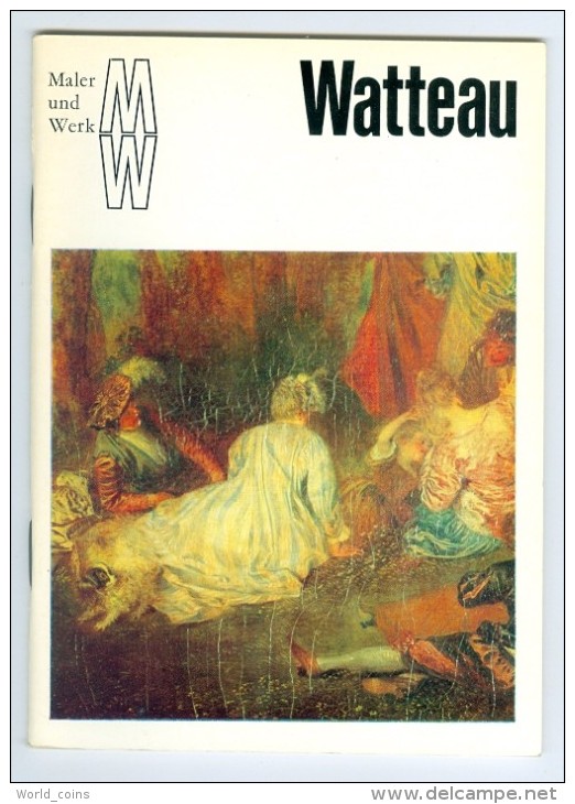 Watteau, Antoine (1684-1721). A French Rococo Artist. Paperback Book. Maler Und Werk. - Painting & Sculpting