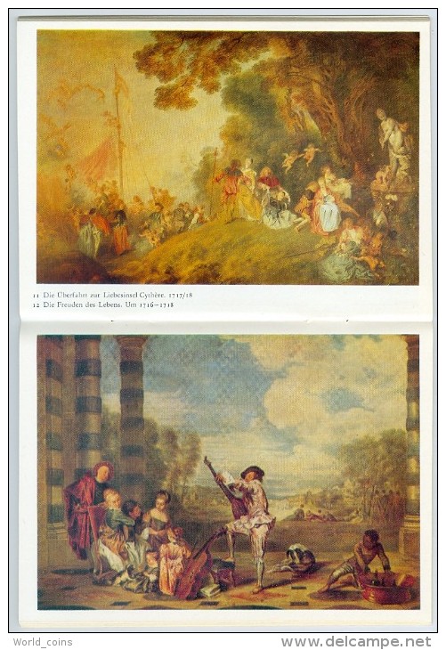 Watteau, Antoine (1684-1721). A French Rococo Artist. Paperback Book. Maler Und Werk. - Schilderijen &  Beeldhouwkunst