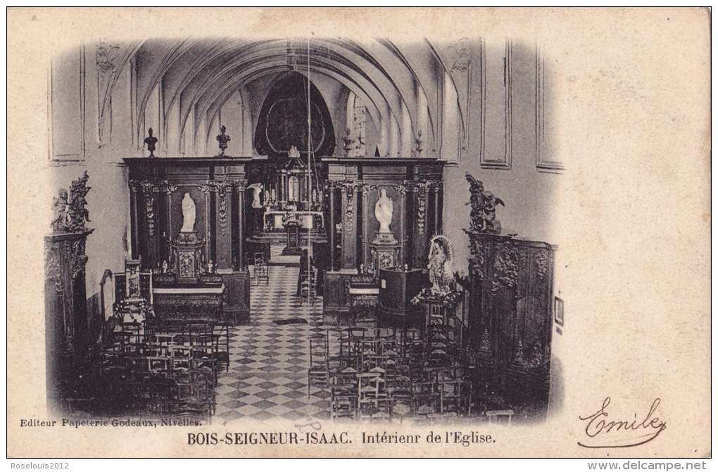 BOIS-SEIGNEUR-ISAAC : Intérieur De L'église - Eigenbrakel