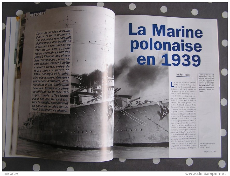 MARINES ET FORCES NAVALES N° 71 Histoire Marine Navy Boat Bateau Sous Marins Porte Avions Marin Mer Navire Guerre