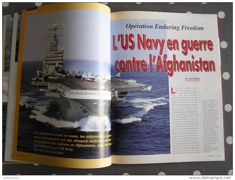 MARINES ET FORCES NAVALES N° 76 Histoire Marine Boat Bateau Sous Marins Porte Avions Marin Mer Navire Guerre Iran Irak