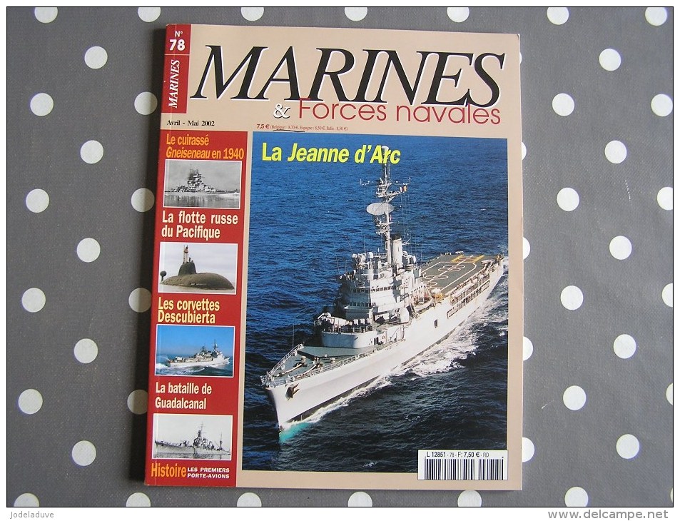 MARINES ET FORCES NAVALES N° 78 Histoire Marine Boat Bateau Sous Marins Premiers Porte Avions Marin Mer Navire Guerre - Boats