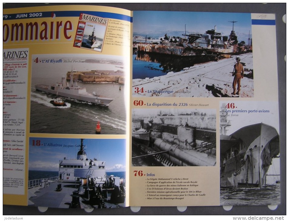 MARINES ET FORCES NAVALES N° 79 Histoire Marine Boat Bateau Sous Marins Premiers Porte Avions Marin Mer Navire Guerre - Boats