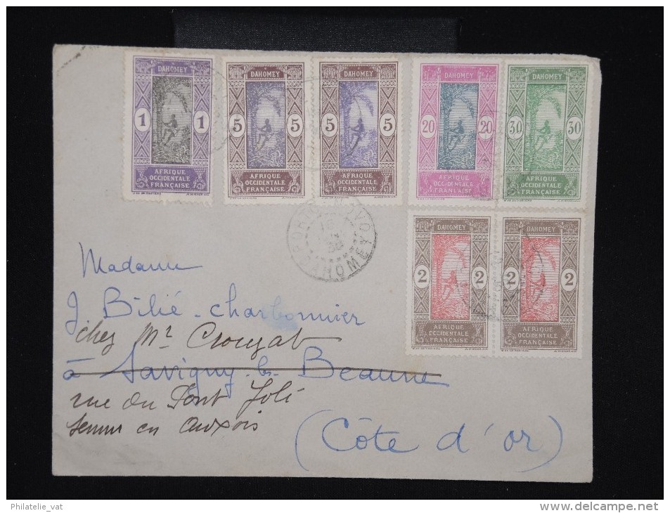 FRANCE - DAHOMEY - Enveloppe De Porto Novo Pour La France En 1938 - Aff. Plaisant - à Voir - Lot P9094 - Covers & Documents