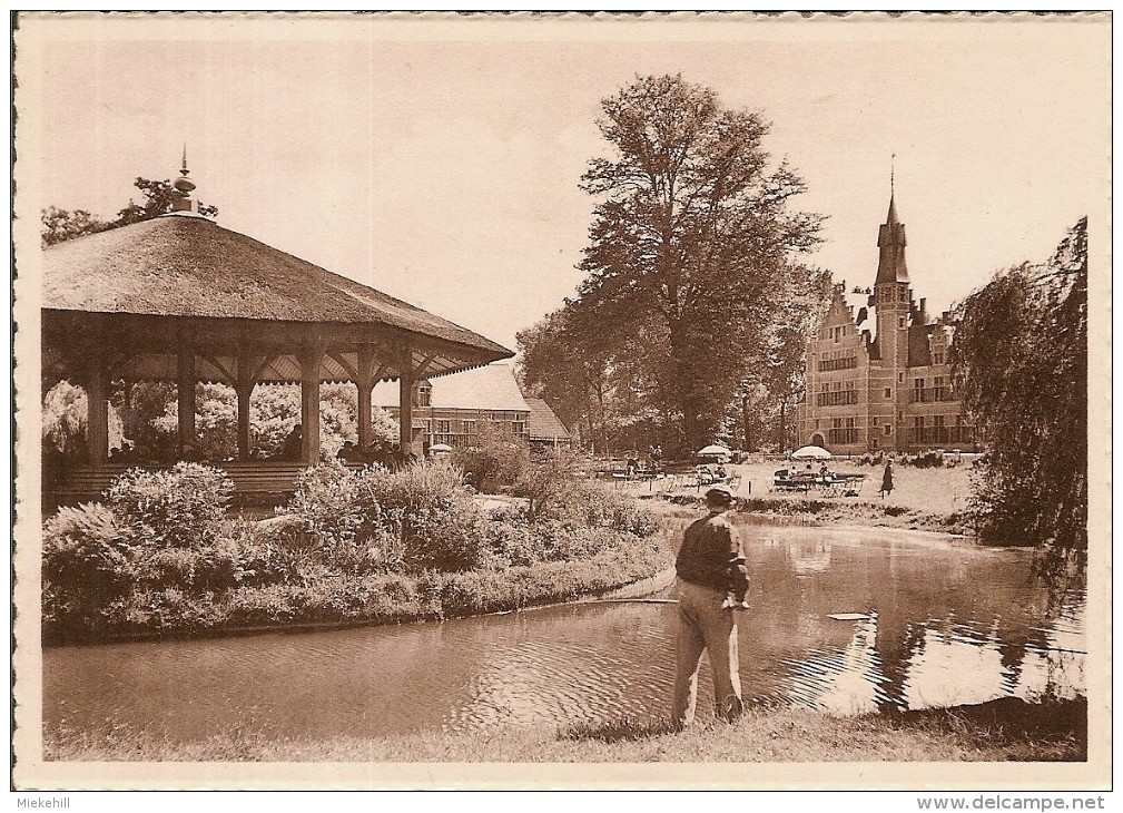 DEURNE-MUSEUM STERCKSHOF-ALGEMEEN ZICHT MET HOEVE EN MUSEUM-PECHEUR A LA LIGNE-VISSER - Antwerpen