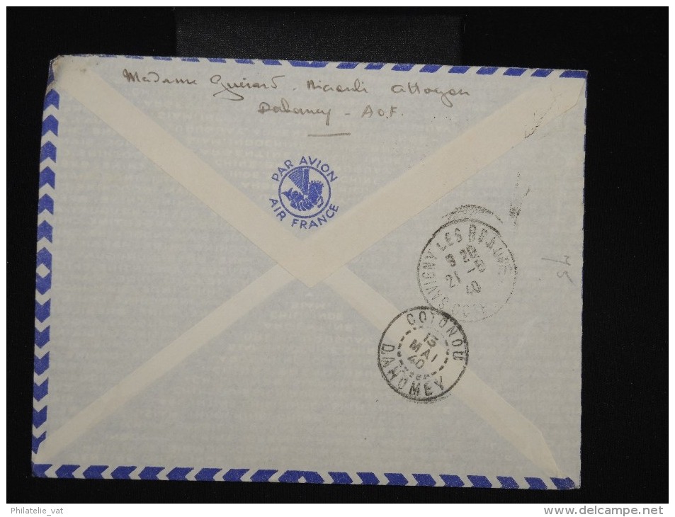 FRANCE - DAHOMEY- Enveloppe De Attogon Pour Savigny Les Beaune En 1940 Avec Controle Postal - à Voir - Lot P9103 - Lettres & Documents