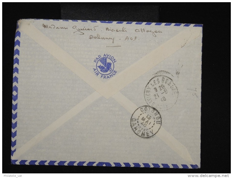 FRANCE - DAHOMEY- Enveloppe De Attogon Pour Savigny Les Beaune En 1940 Avec Controle Postal - à Voir - Lot P9103 - Storia Postale