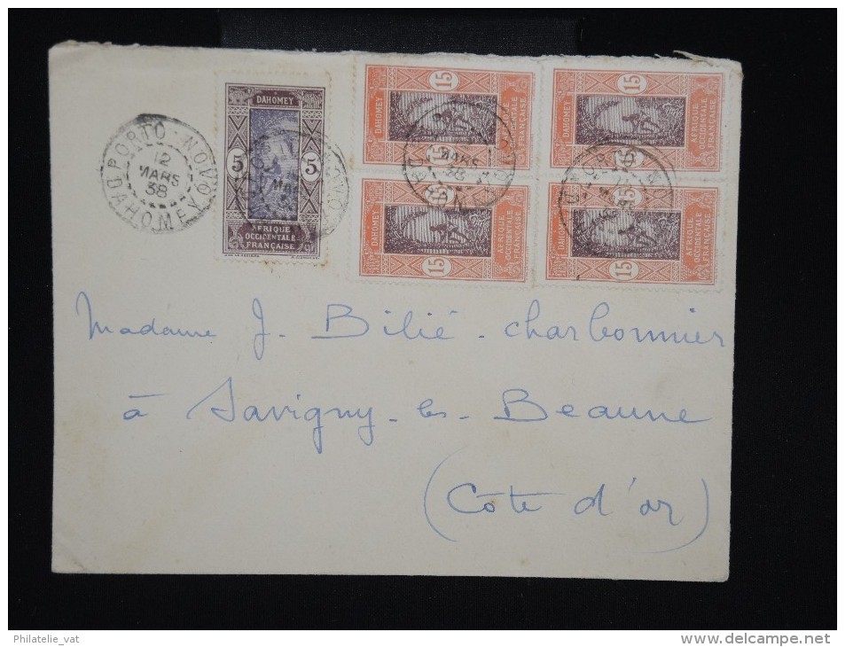 FRANCE - DAHOMEY - Enveloppe De Porto Novo Pour Savigny Les Beaune En 1938 - à Voir - Lot P9115 - Lettres & Documents