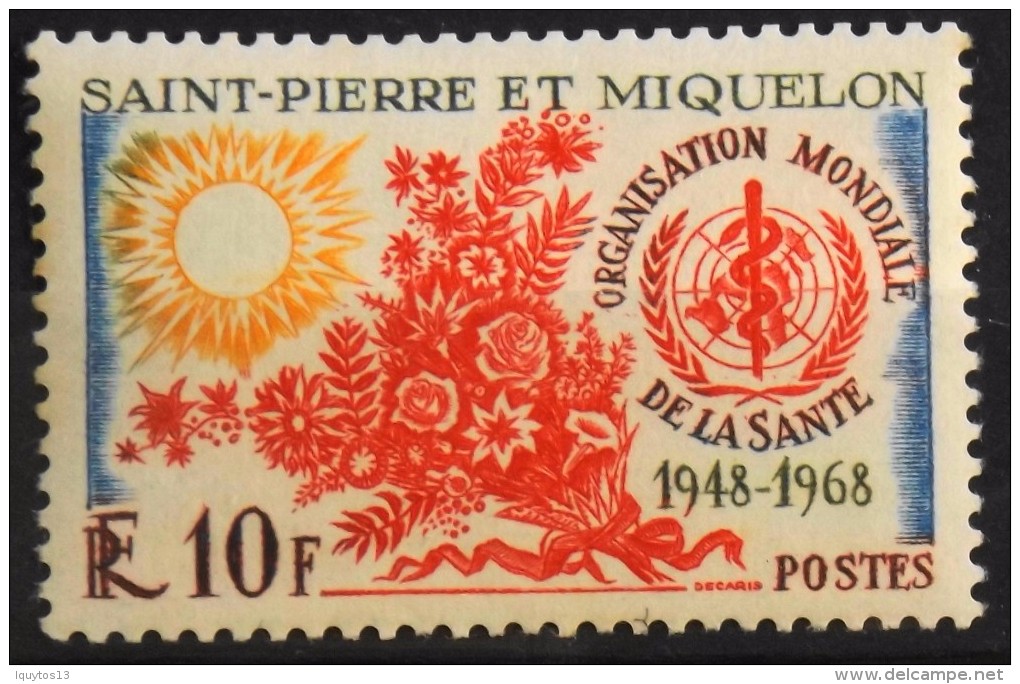 St-PIERRE Et MIQUELON 1968 - Le N° 379 - 1 TIMBRE NEUF** - Ongebruikt