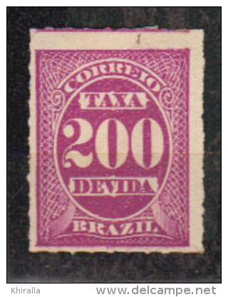 BRESIL.     1890        Texe           N°     13      COTE     12 € 00           ( Y 359 ) - Segnatasse