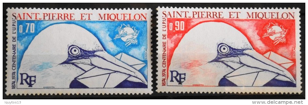 St-PIERRE Et MIQUELON 1974 - Le N° 434 Et 435 - 2 TIMBRES NEUFS** - Unused Stamps