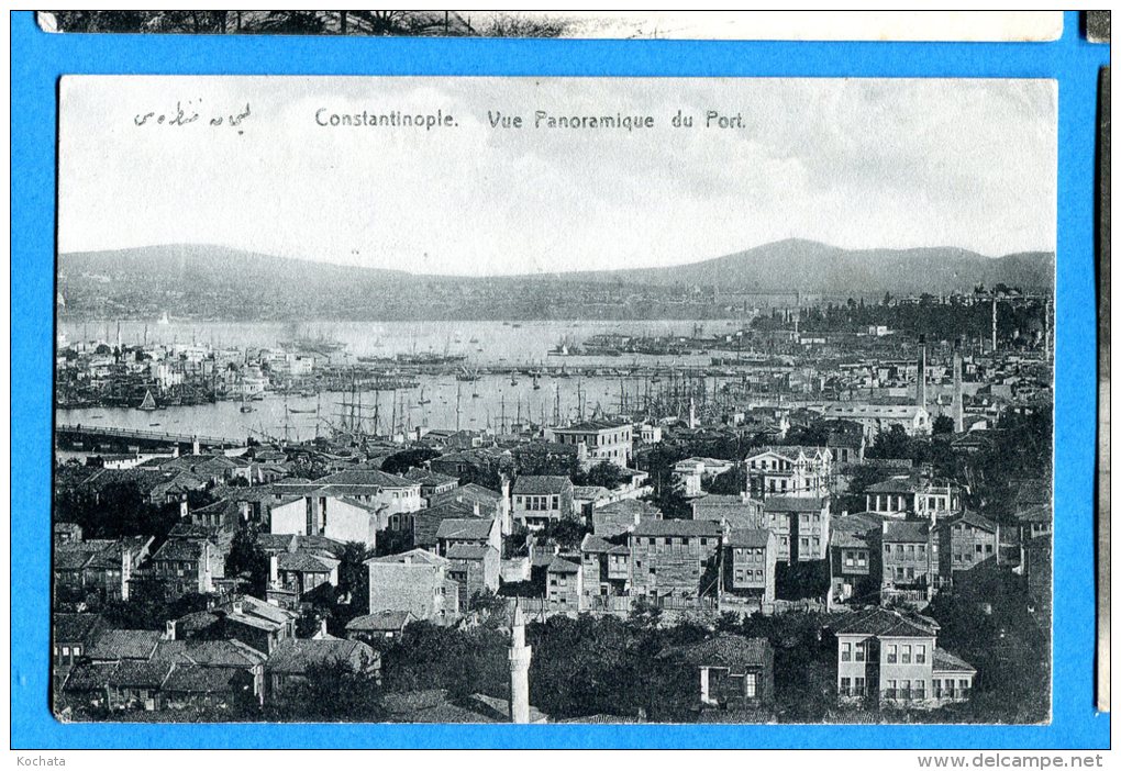 GGE028, Constantinople, Vue Du Port, Circulée 1918 - Turquia