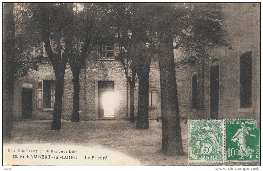 St-Rambert-sur-Loire (Loire) - Le Prieuré - Edition Mlle Favergeon - Saint Just Saint Rambert