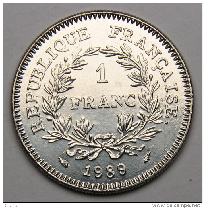 1F République 1992 - Nickel - V° République : En Francs (1958 - 2002) - Autres & Non Classés