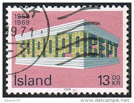 Iceland SG459 1969 Europa 13k Good/fine Used [2/2003/6D] - Gebraucht