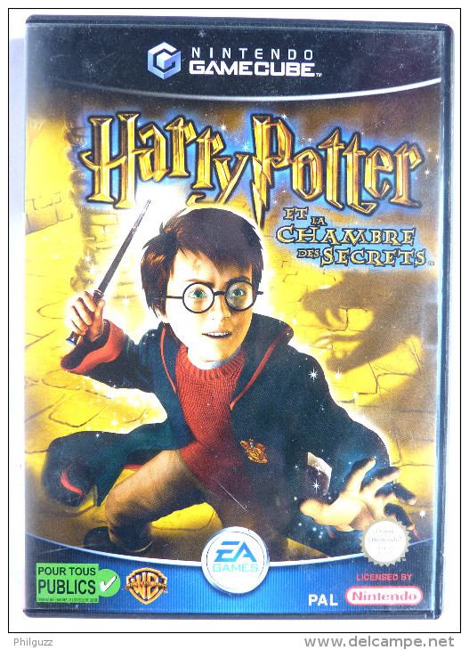 JEU NINTENDO GAMECUBE - HARRY POTTER ET LA CHAMBRE DES SECRETS (2) - COMPLET - Nintendo GameCube