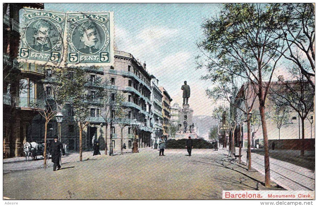 BARCELONA - Monumente Clavè, 1909 - Barcelona