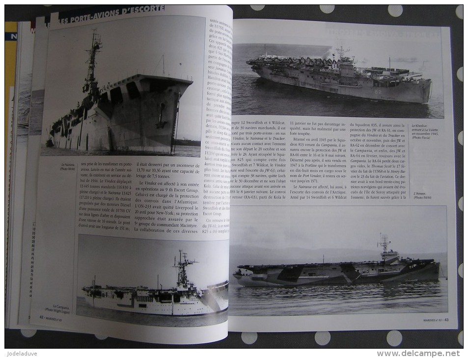 MARINES ET FORCES NAVALES N° 83 Histoire Marine Soviètique Bateau Sous Marins Porte Avions Marin Navire Guerre