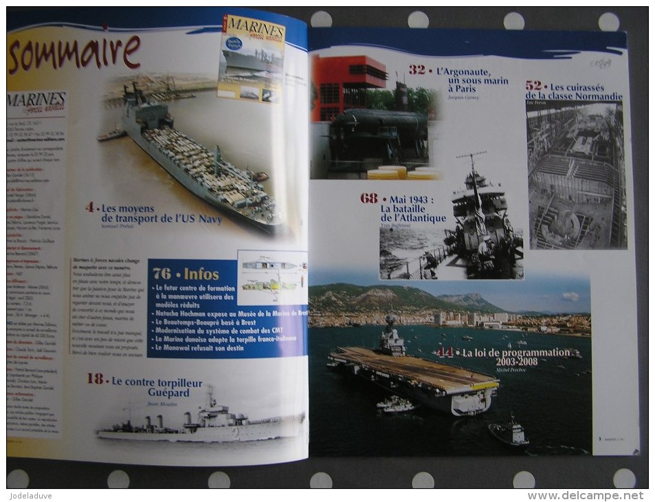 MARINES ET FORCES NAVALES N° 84 Histoire Marine Us Navy Bateau Sous Marins Porte Avions Marin Navire Guerre - Bateau