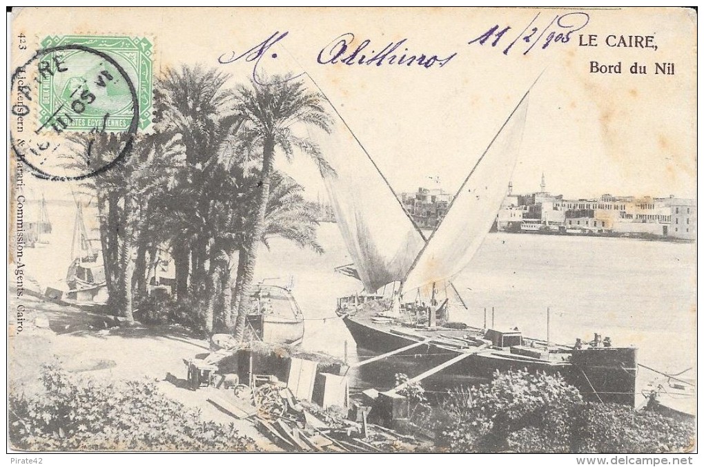 Egypte Le Caire Bord Du Nil 1905 - Other & Unclassified