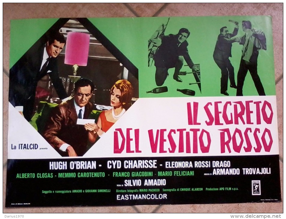 Locandine Cinema - Il Segreto Del Vestito Rosso. - Otros