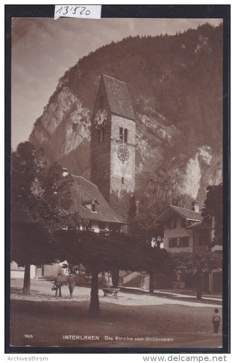 Interlaken - Die Kirche Von Unterseen - 1919 (13´520) - Unterseen