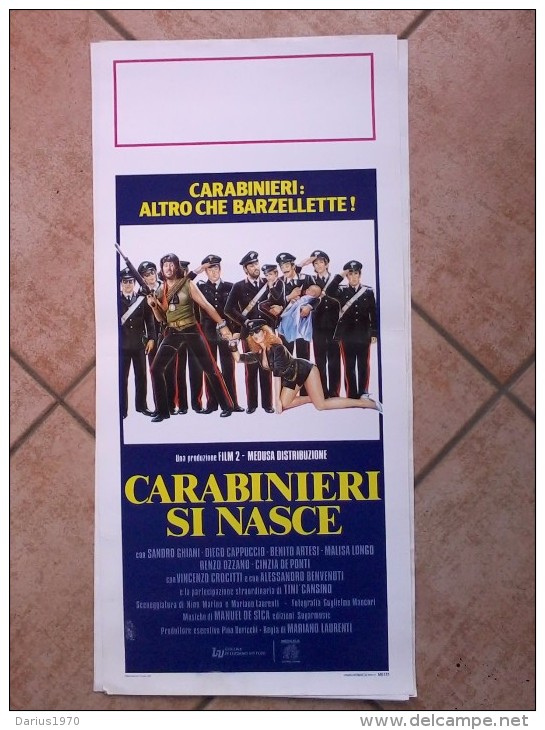 Locandine Cinema  -    Carabinieri Si Nasce. - Otros