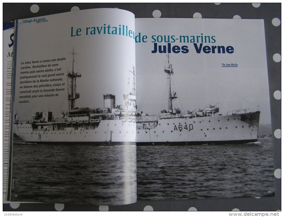 MARINES ET FORCES NAVALES N° 93 Histoire Marine J Verne Destroyers Bateau Sous Marins Porte Avions Marin Navire Guerre