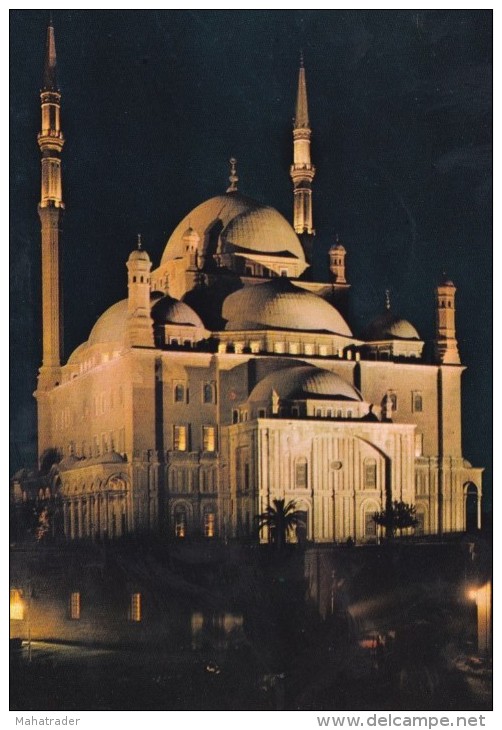 Egypt - Cairo -  Mohamed Aly Mosque At Night - Islam