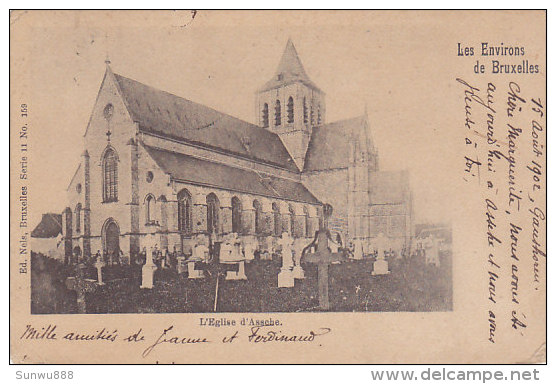 L'Eglise D'Assche - (Edit Nels, Précurseur, 1902) - Asse